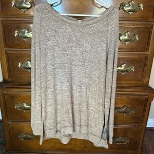 Women's Gray Knit Top